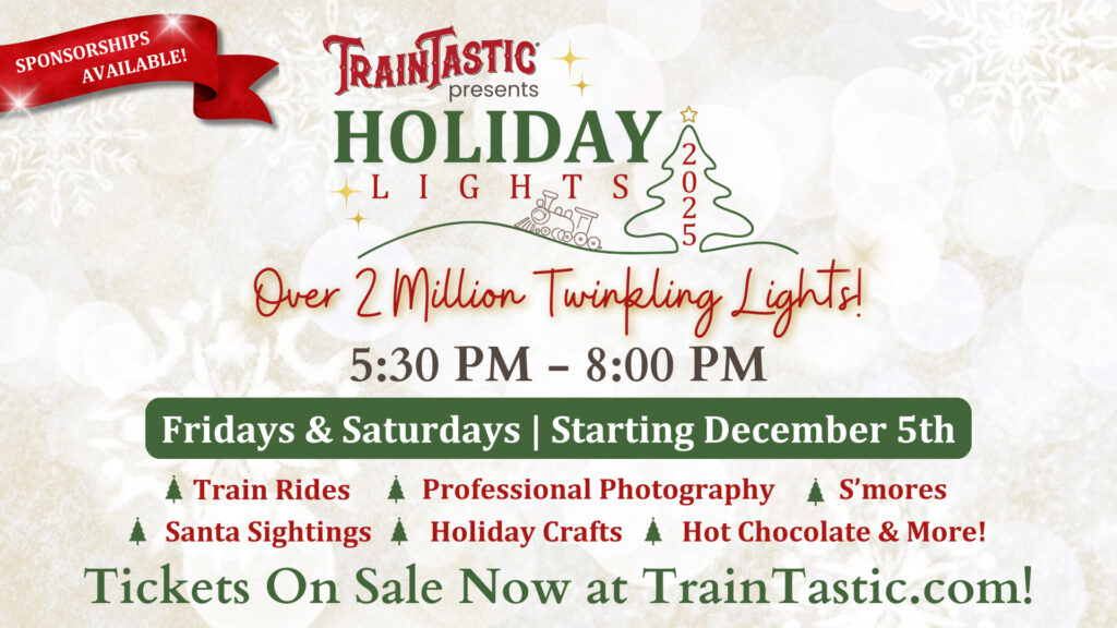 Things to do in Gulfport Holiday Lights at TrainTastic Gulfport mississippi Christmas lights