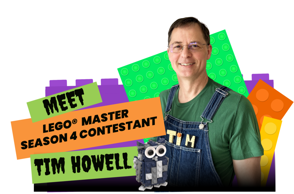 LEGO Masters guest graphic for Brick or Treat at TrainTastic